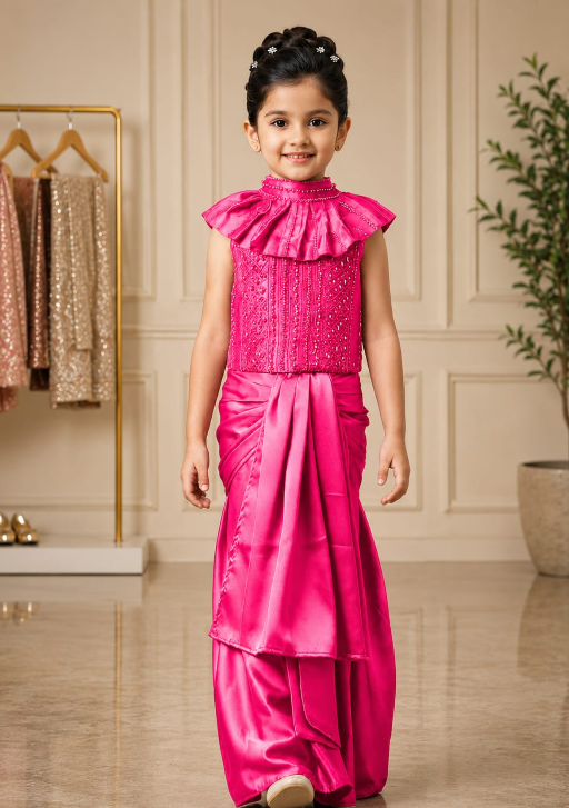 Pre Order: Ruby Rani Saree Set