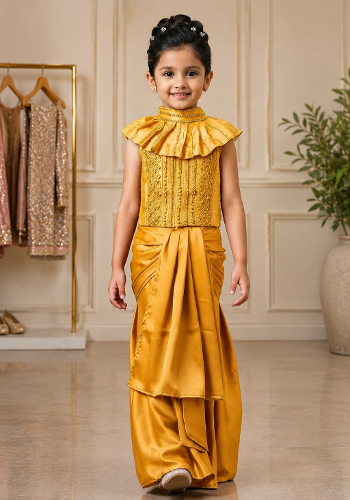 Pre Order: Ruby Rani Saree Set