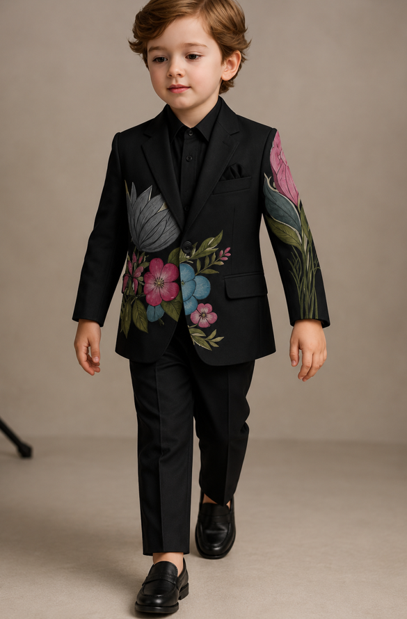 Pre Order: Floral Symphony Blazer Set