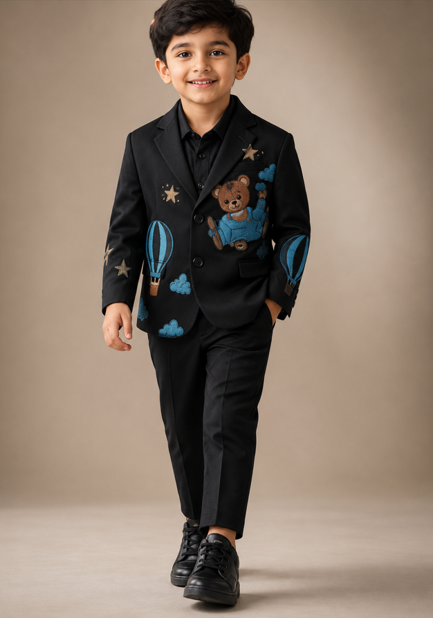Pre Order: Teddy Sky Blazer Set