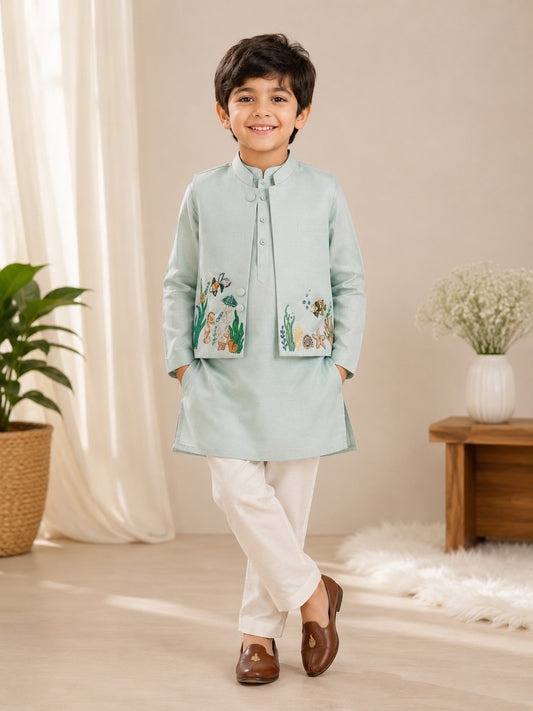 The Little Mariner Seafoam Suit