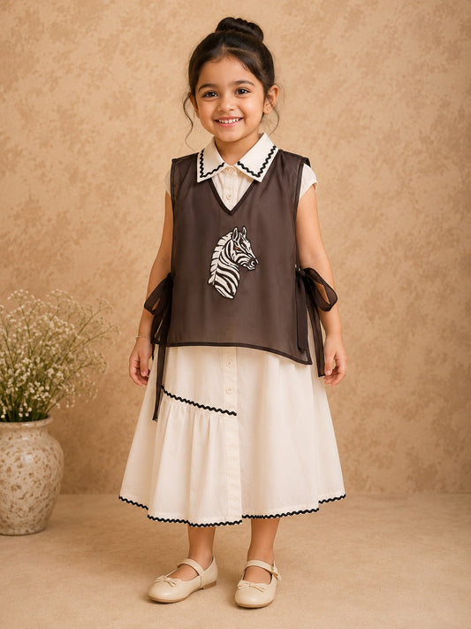 The Serengeti Zebra Shirt Dress