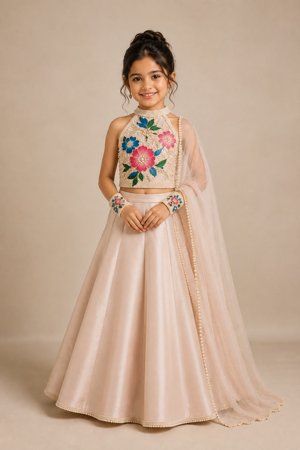Blush Bloom Lehenga