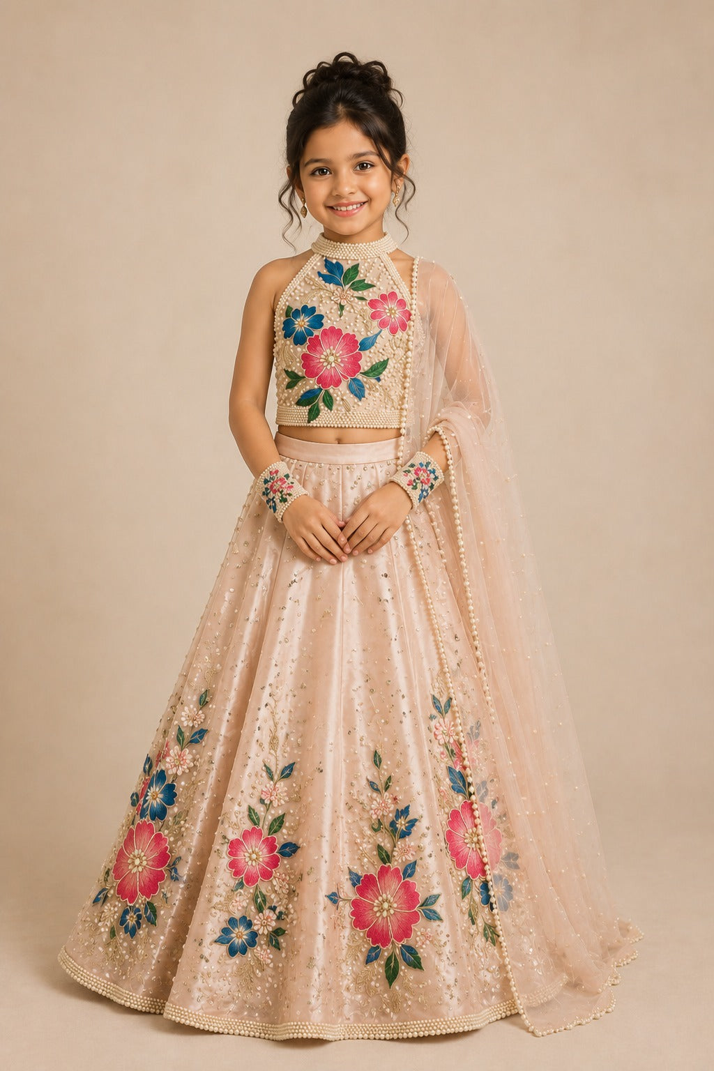 Floral Symphony Lehenga
