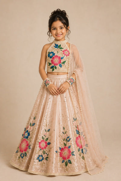 Floral Symphony Lehenga