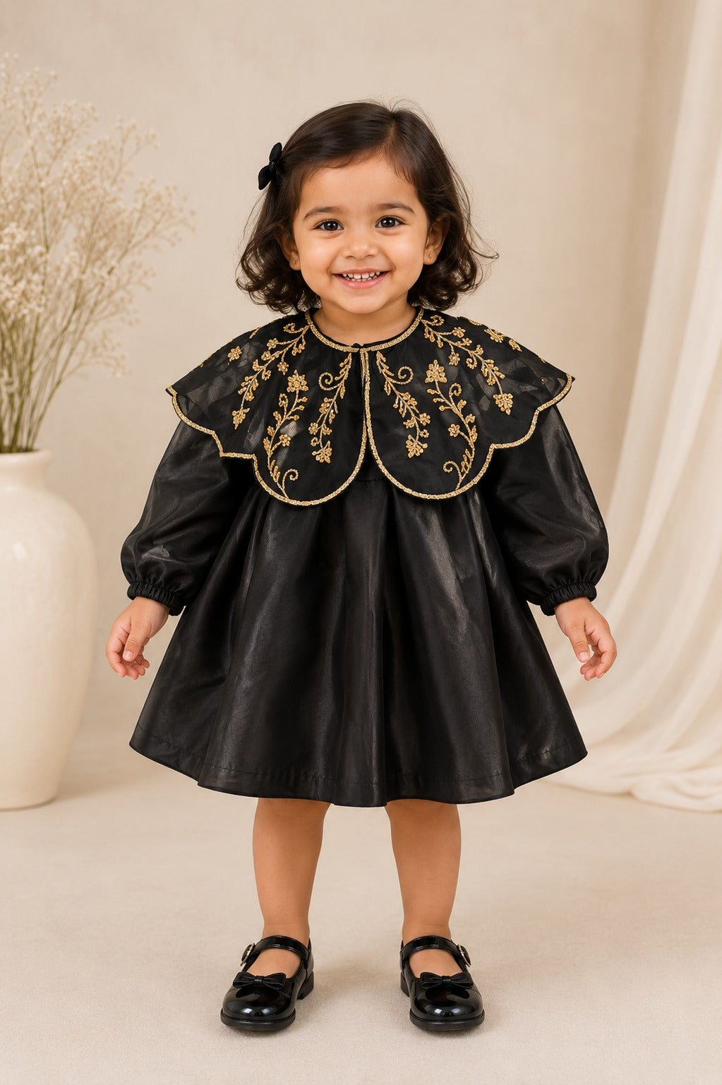 The Enchanted Dusk Capelet Dress