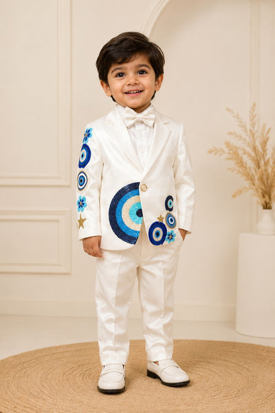 The Charm & Crimson Evil Eye Suit