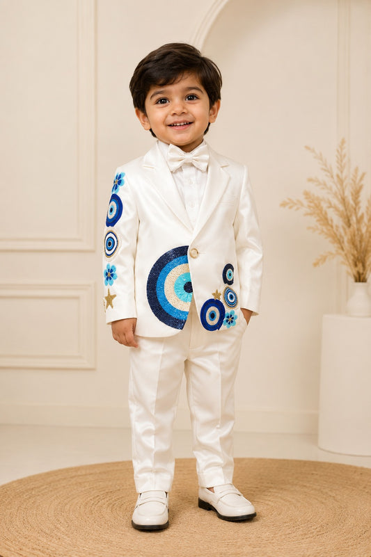 The Charm & Crimson Evil Eye Suit