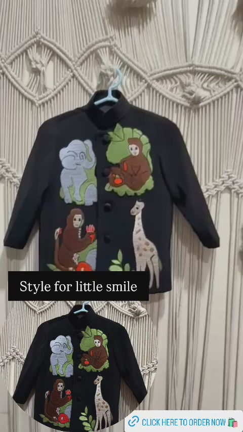 Pre Order: Jungle Embroidered Set