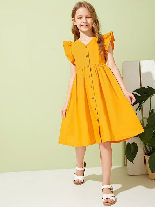 Pre Order: Sunflower Cotton Dress