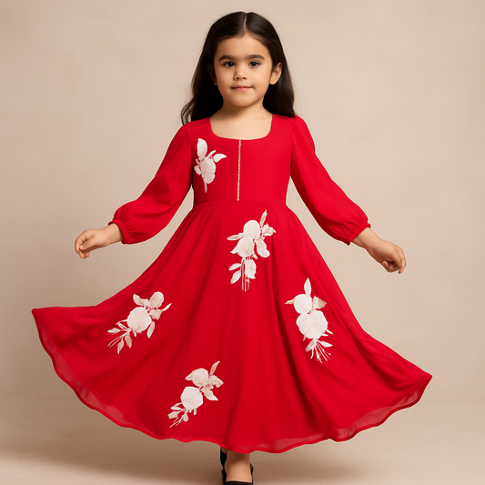 Pre Order: Pink Hand Painted Dress