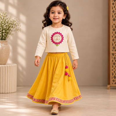 Pre Order : Radha Pushpanjali Lehenga Set