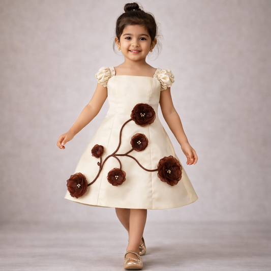 Pre Order: Cocoa Rose Garden Dress