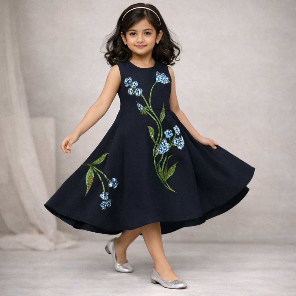 Pre Order: Raat Rani Bloom Dress