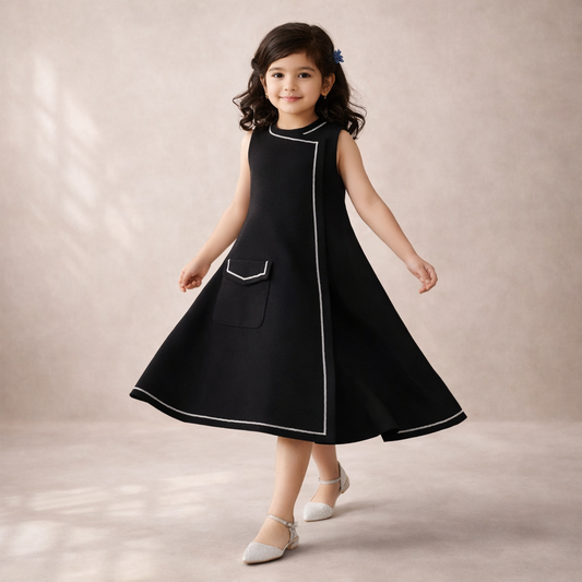 Pre Order: Noir Linea Dress