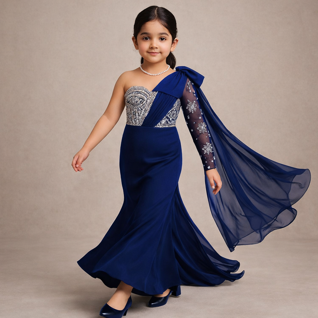 Pre Order: Blue Pearl Gown