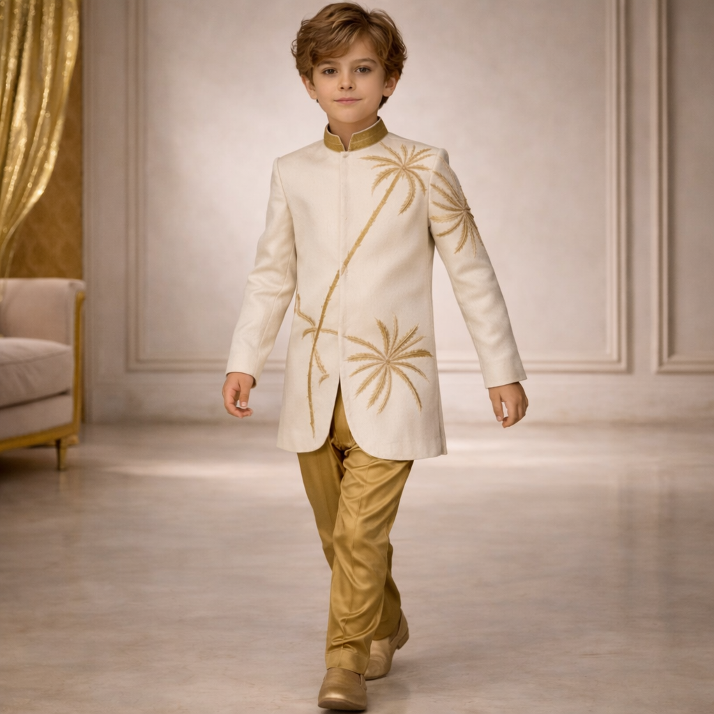 Pre Order: White Palm Royale Sherwani