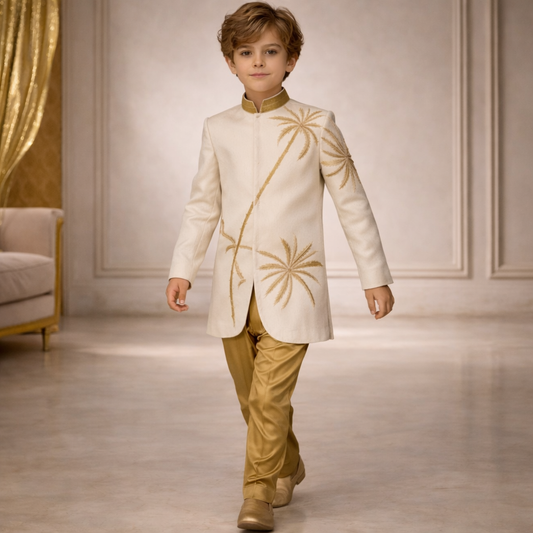 Pre Order: White Palm Royale Sherwani