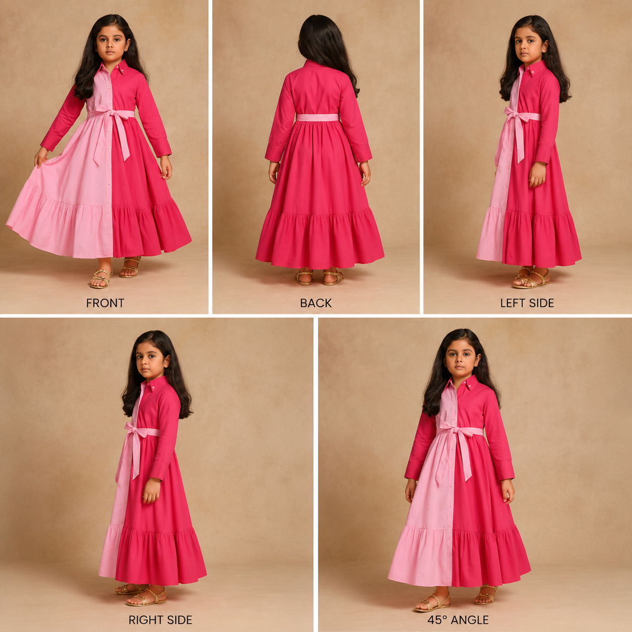 Pre Order: Pink Cotton Dress