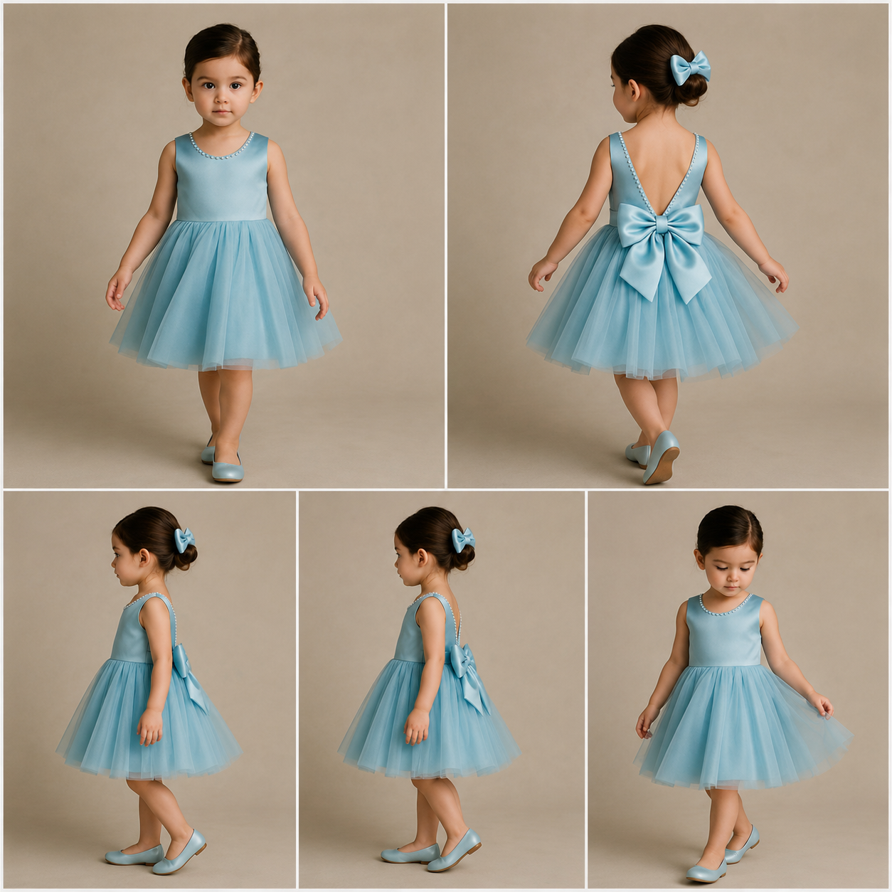 Pre Order: Elegant Blue Net Dress