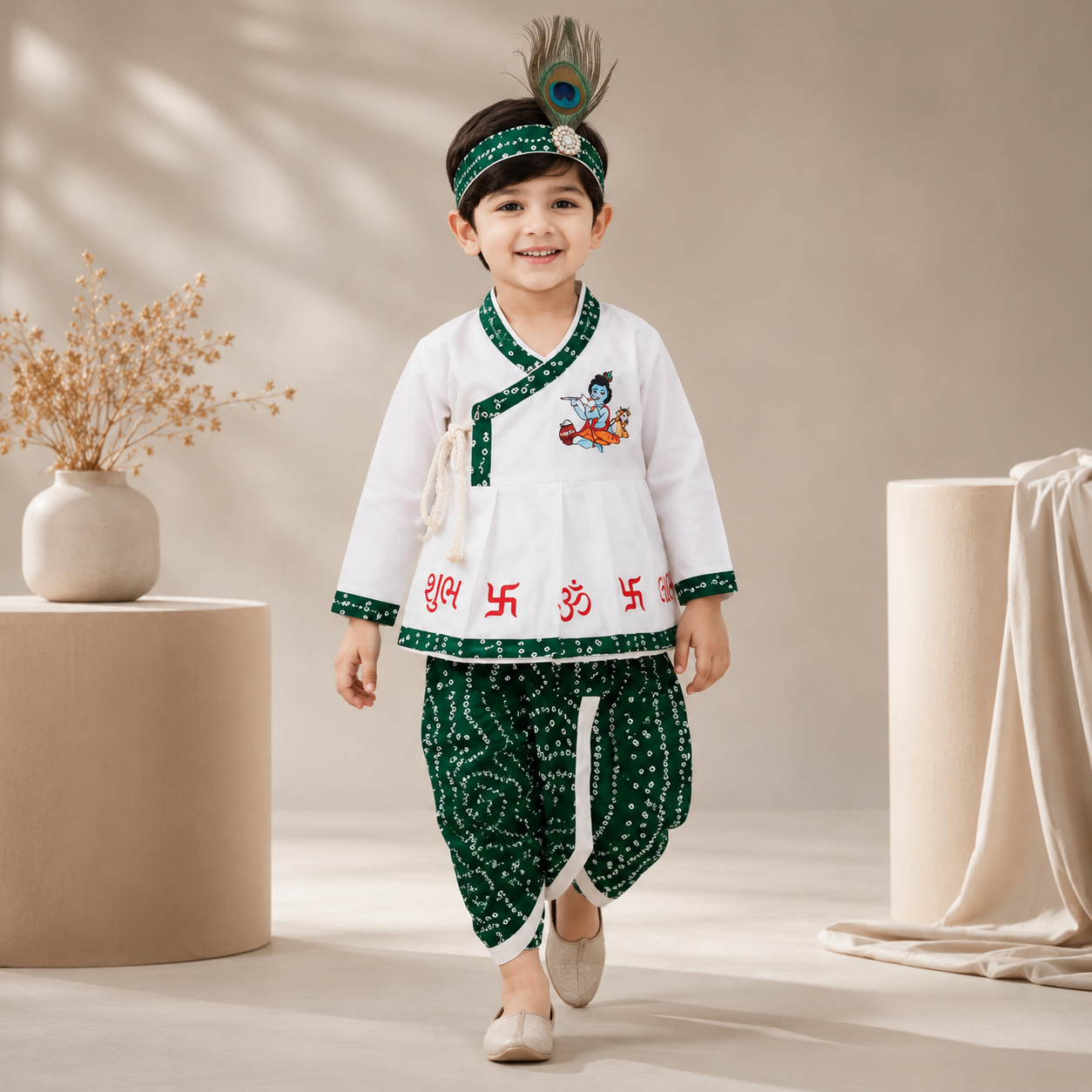 Pre Order: Morpankh Krishna Dhoti Set