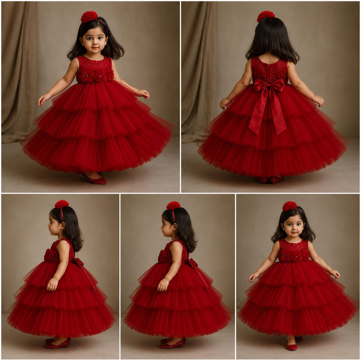 Pre Order: Noah Red Net Dress