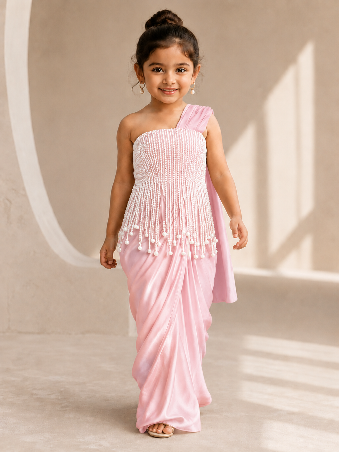 Pre Order: Soft Ivory Luxe Saree
