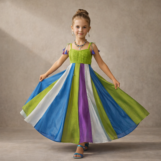 Pre Order: Peacock Bloom Gown