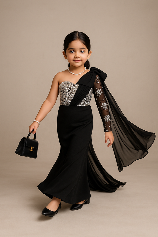 Pre Order: Midnight Pearl Gown