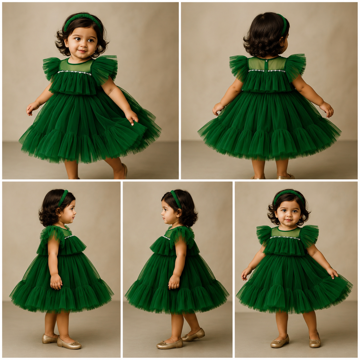 Pre Order: Colt Green Net Dress