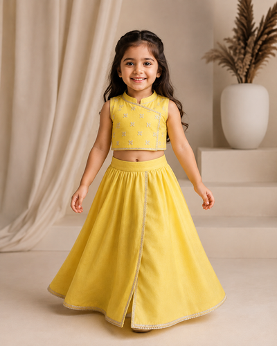 Pre Order: Radha Kanak Lehenga Set