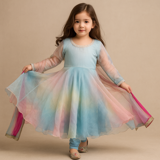 Pre Order:Candy Orgenza Anarkali Set