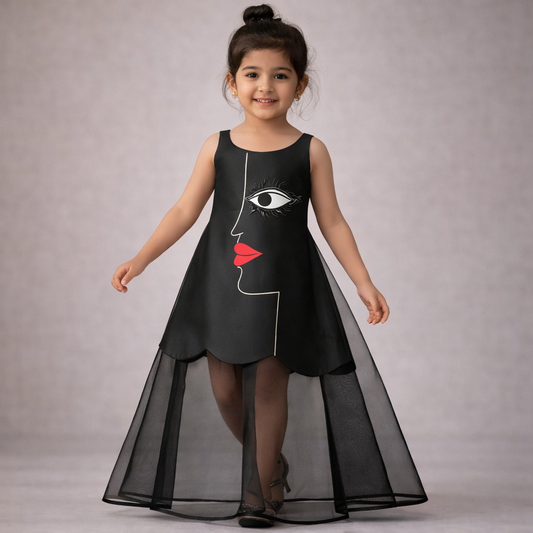 Pre Order: Mini Muse Face Art Dress
