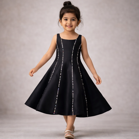 Pre Order: Midnight Sparkle Twirl Dress