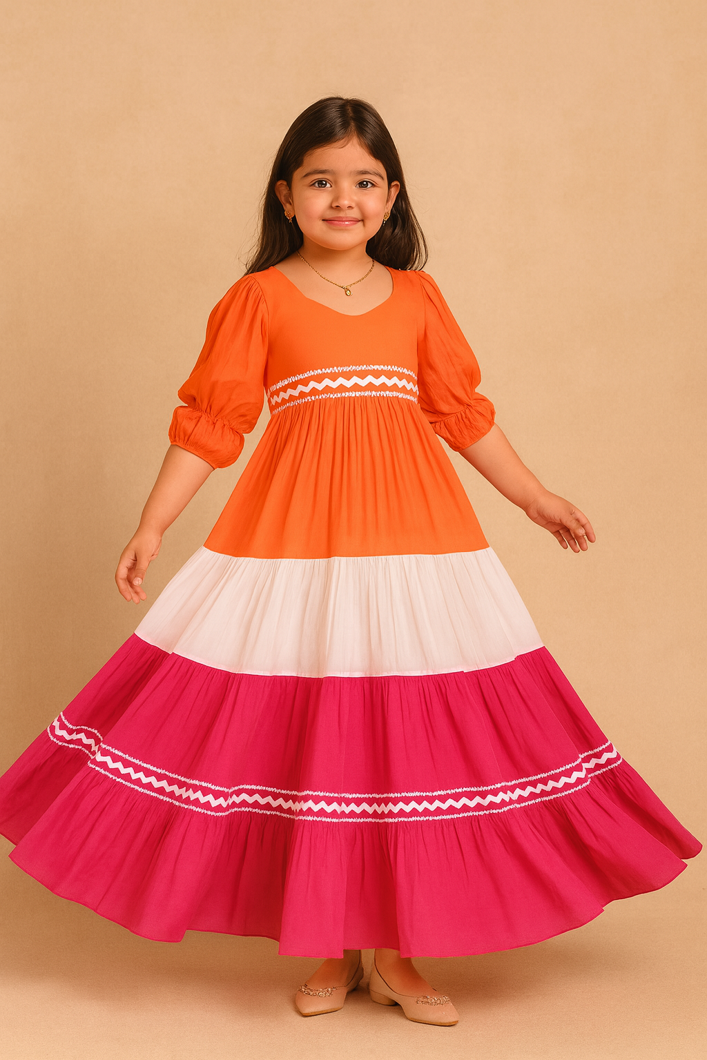 Pre Order: Multicolour Cotton  Dress