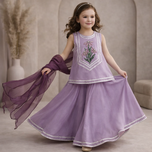 Pre Order: Lilac Lily Sharara Set