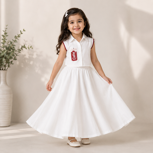 Pre Order : Snow Belle Lehenga Set
