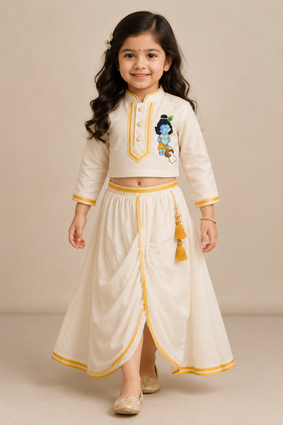 Pre Order: Radha Chandrika Lehenga Set