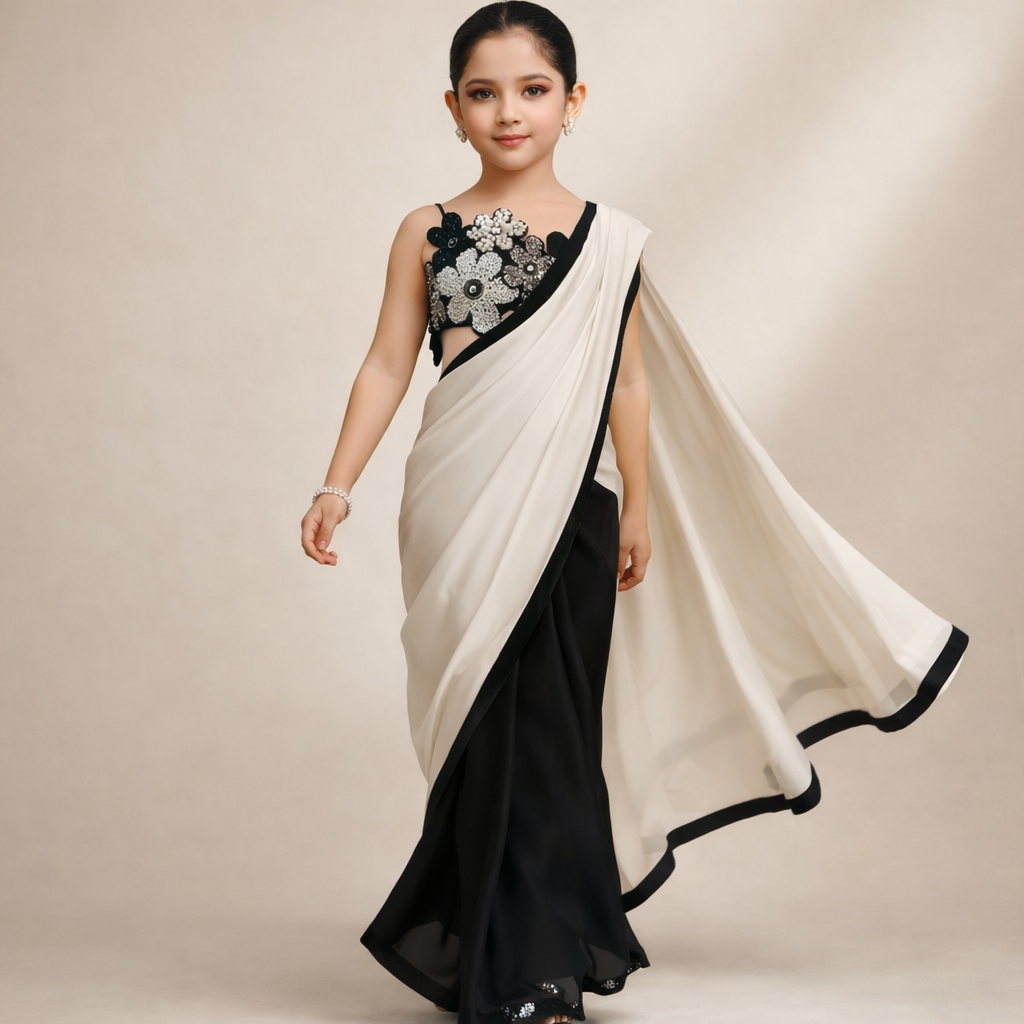 Pre Order: Pearl Shadow Saree