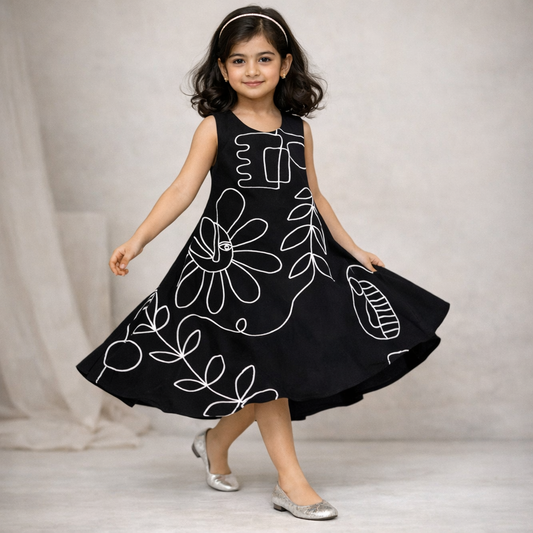 Pre Order: Moonflower Swing  Dress