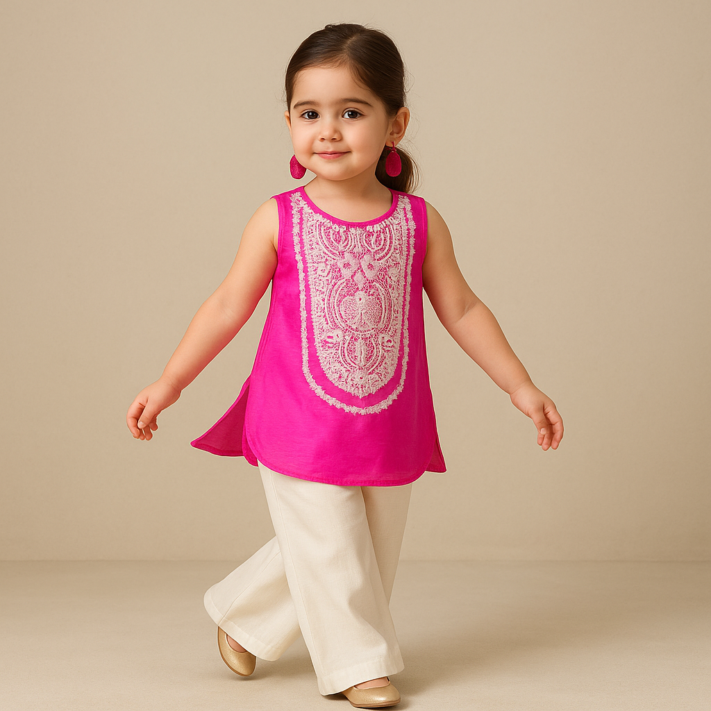 Pre Order: Little Mehak Kurti Set