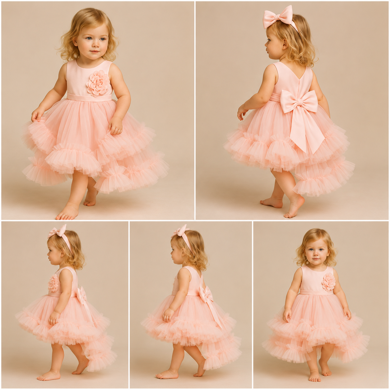 Pre Order: Levi Pink Net Dress