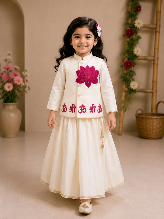 Pre Order: Radha Shreejyoti Lehenga Set