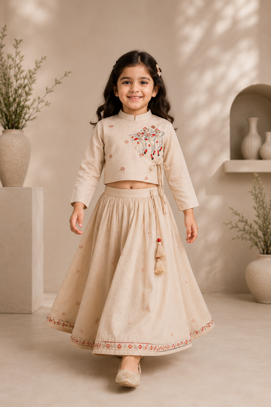 Pre Order: Radha Nikunj Lehenga Set