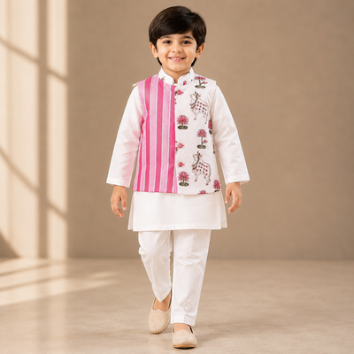 Pre Order: Gulnaar Prince Jacket And pyjama