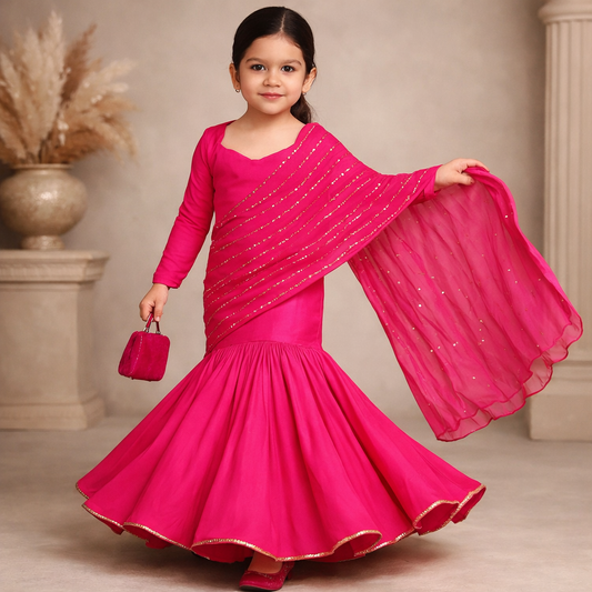 Pre Order: Kamal Draped Set