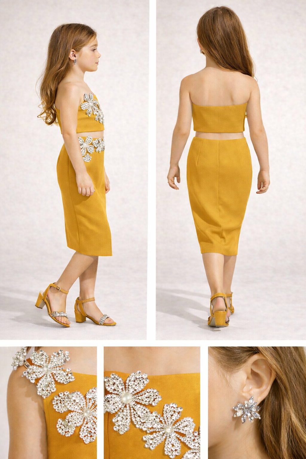 Pre Order: Yellow Crystal Blossom Set