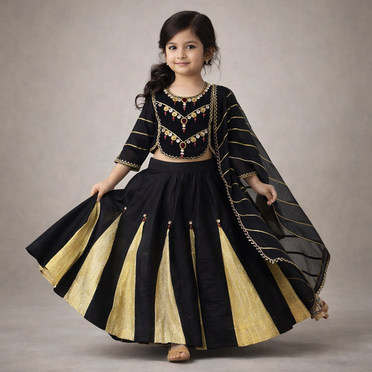 Pre Order: Sheesh Mahal Lehenga Set