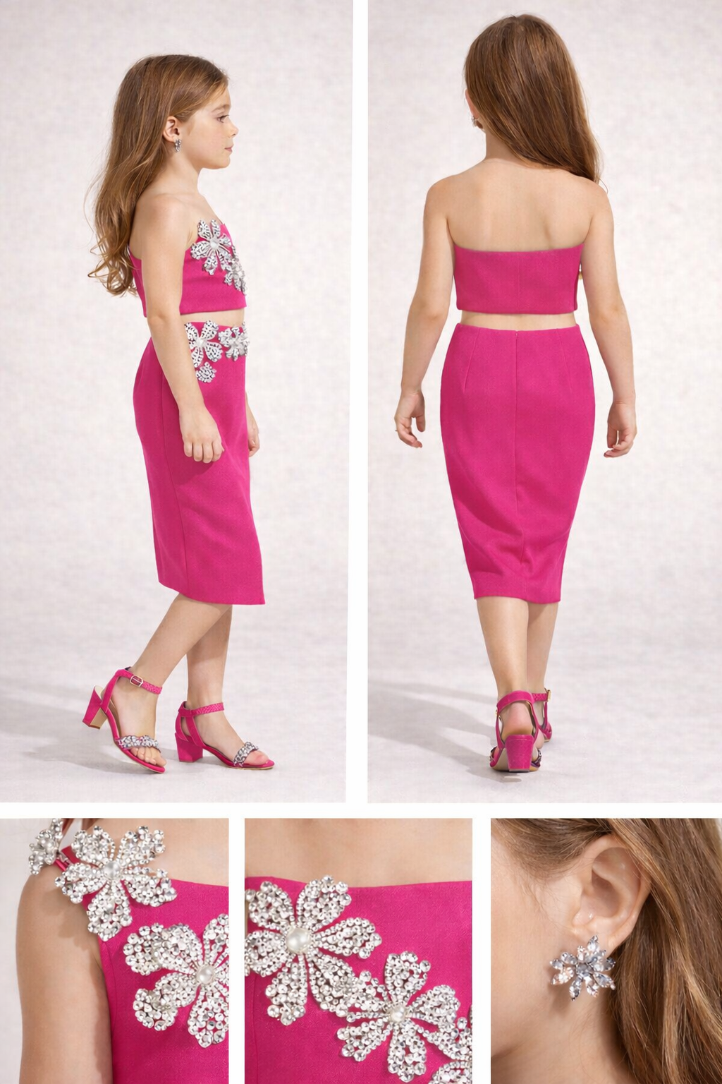 Pre Order: Pink Crystal Blossom Set