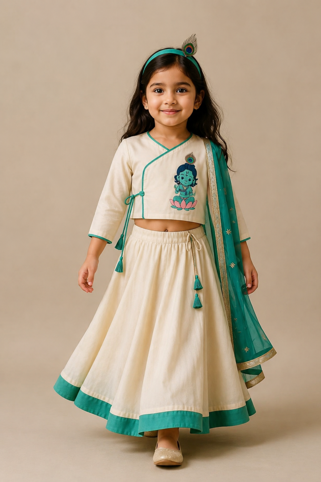 Pre Order: Radha Mayuri Lehenga Set